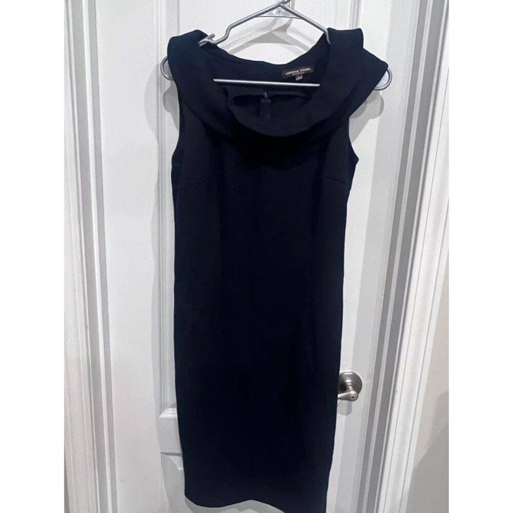 Adrienne Vittadini Women’s Size 6 Sleeveless Cowl Neck Sheath Dress